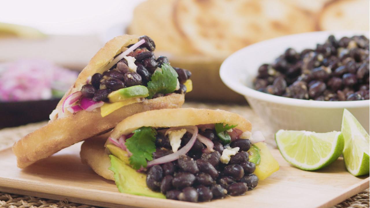 Black Bean Arepas