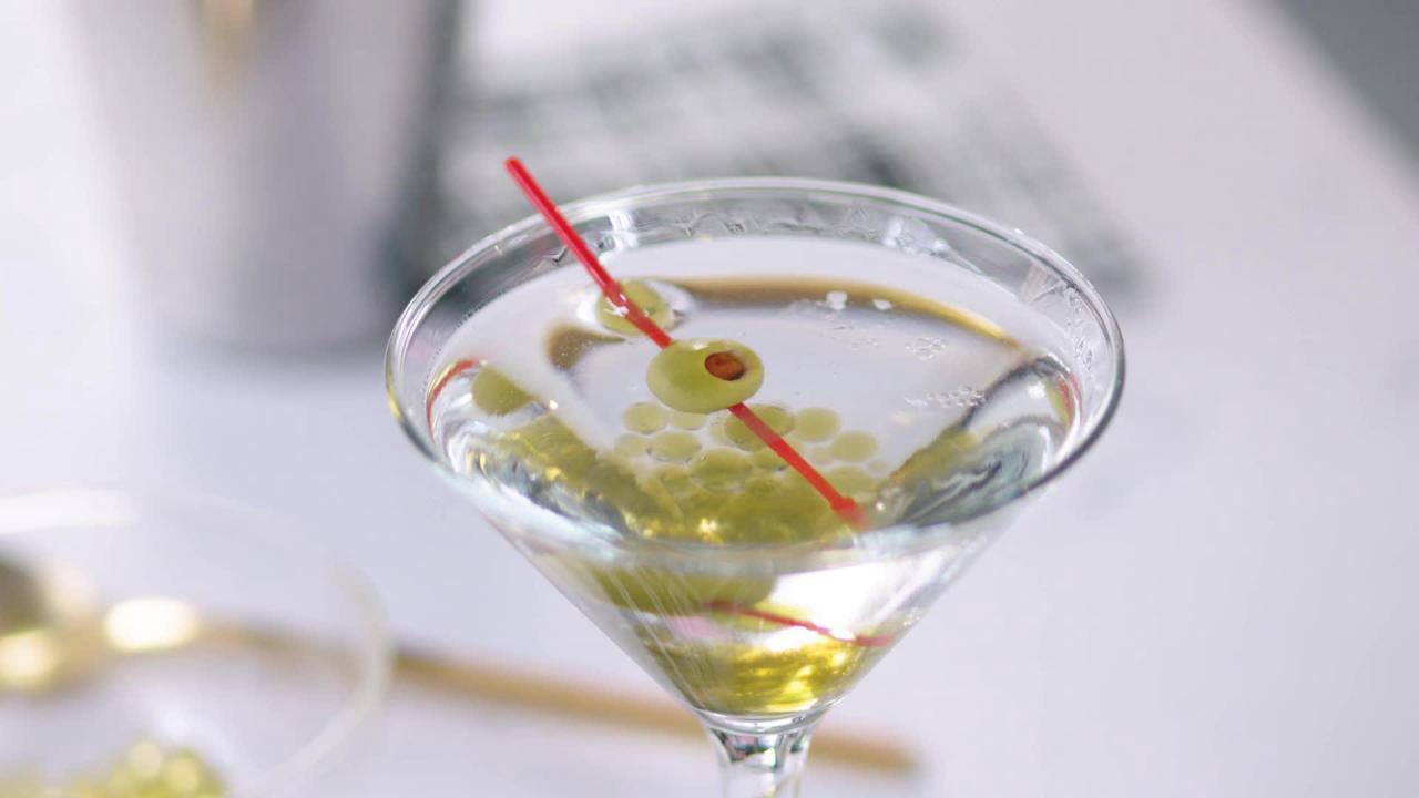 Dirty Martini Olive Pearls