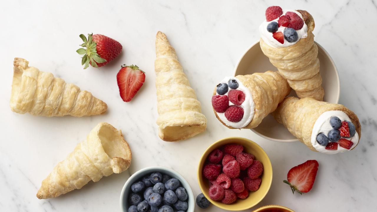 Puff Pastry Cones