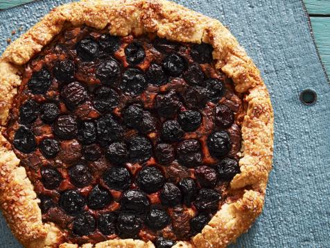 Chocolate Cherry Cheesecake Galette