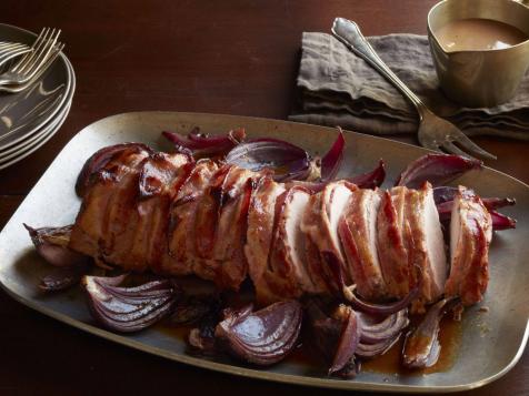 Bacon-Wrapped Blackberry Pork Roast