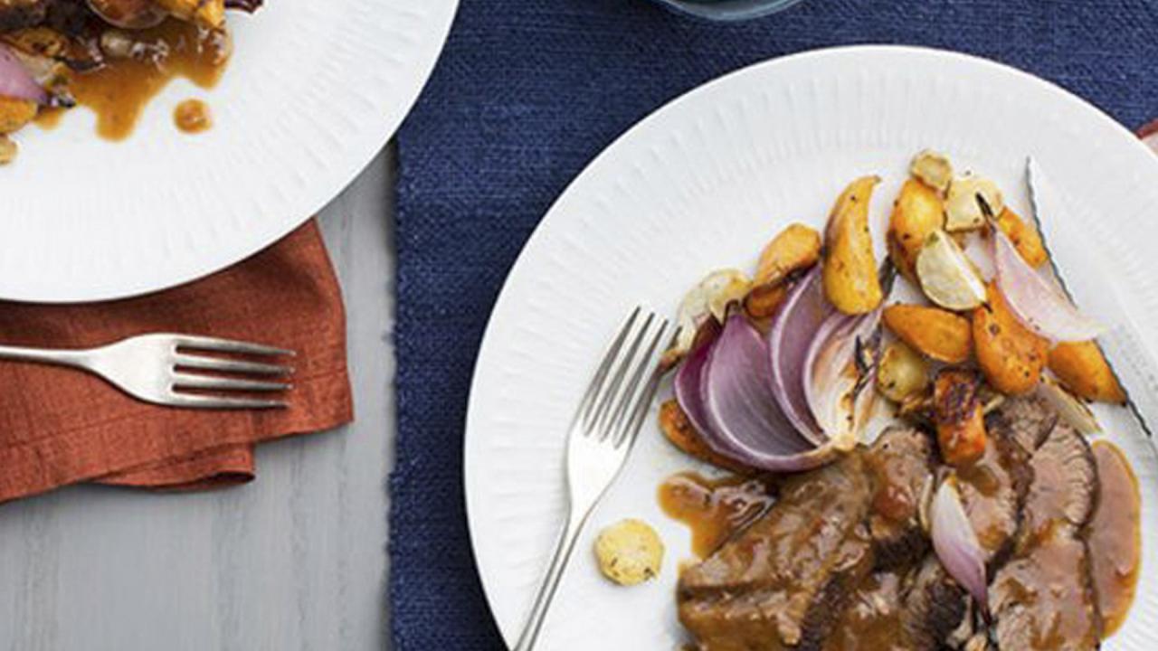 Pot Roast with Roasted Veggies