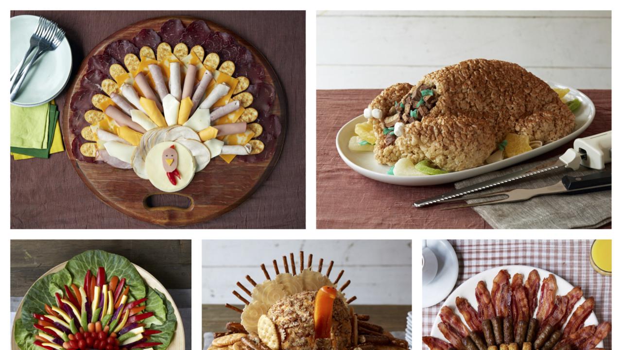 3 Turkey-Themed Platters for Your Thanksgiving Feast