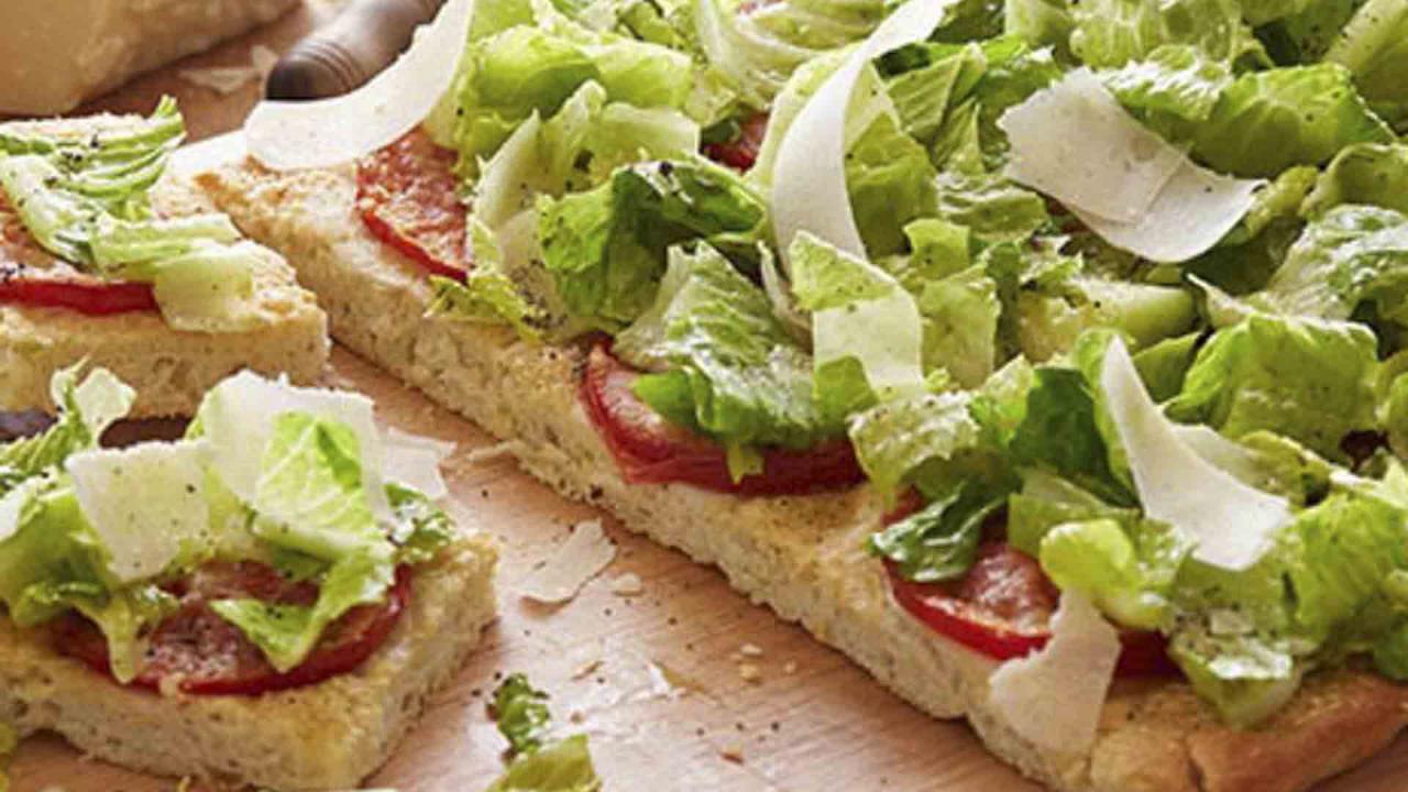 Caesar Salad Pizza