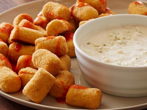 Baked Buffalo Cauliflower Tots