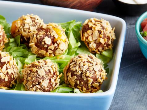 Cheesy Stuffed Taco Meatballs