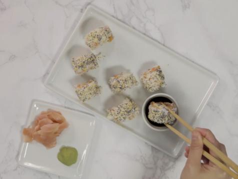 Everything Bagel Sushi Rolls