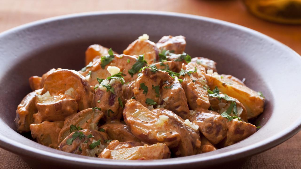 Lighter Smoky New Potato Salad