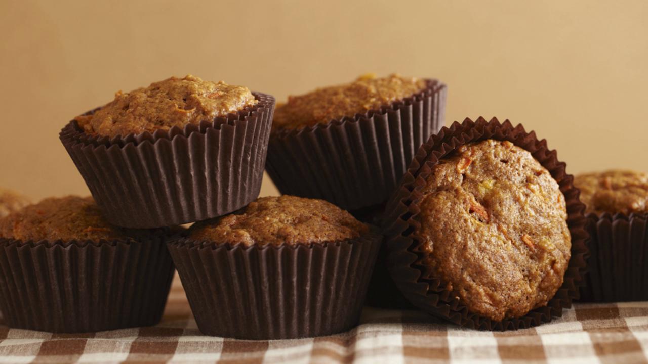 Healthy Carrot Muffins