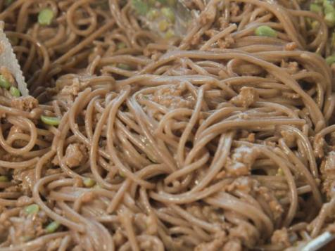 Spaghetti with Chianti and Fava Beans