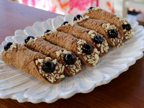 Chocolate Almond Cannoli