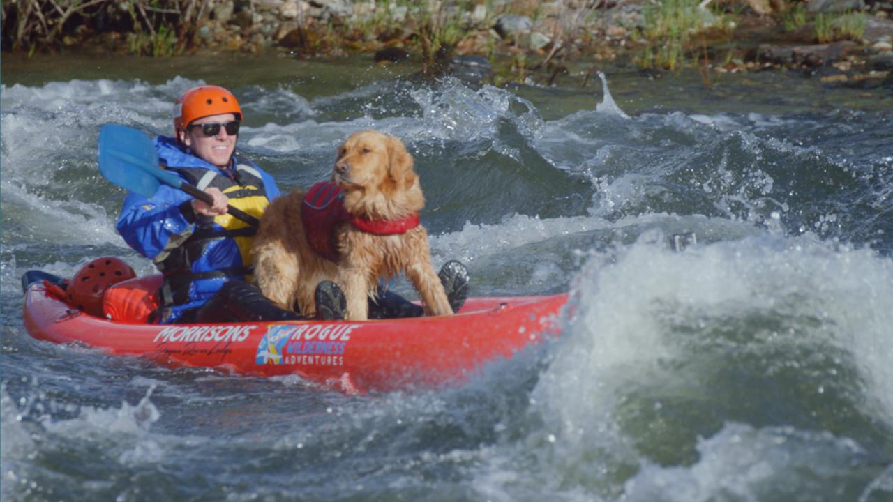 Kayaking with Kicker