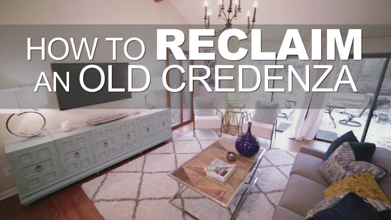 Reclaiming an Old Credenza