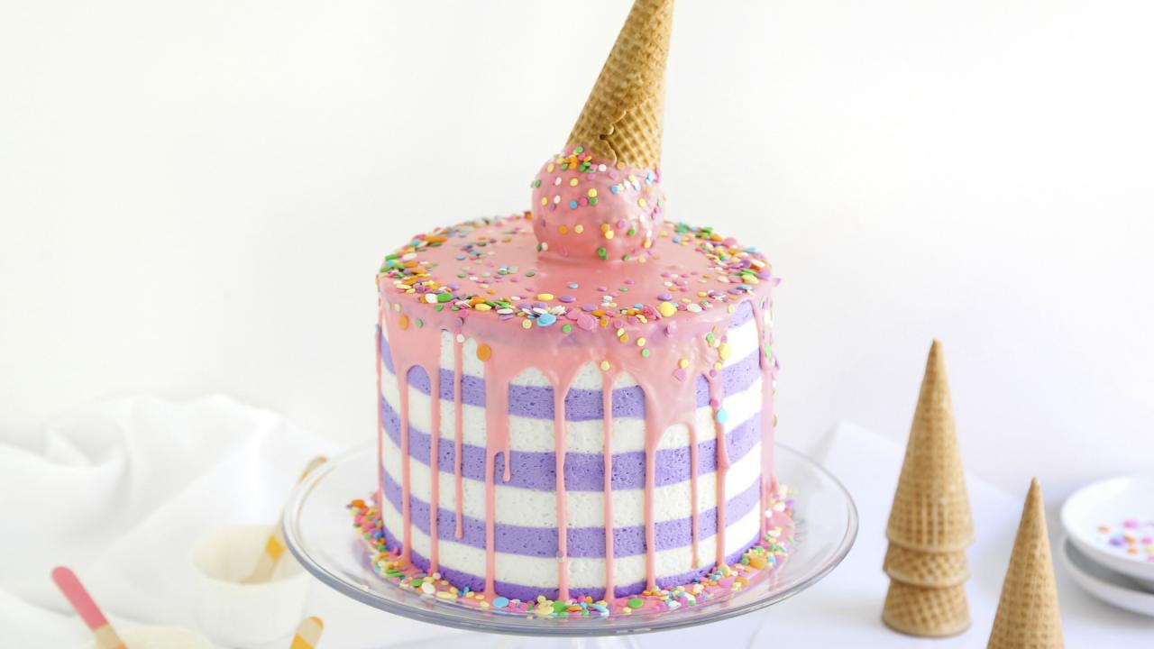 Melting Ice Cream Cake