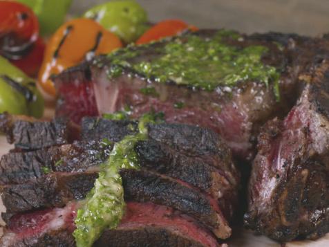 Rib-Eye Steak With Herb Butter