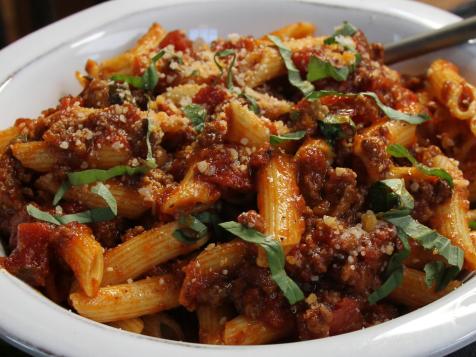 Penne with Meaty Ragu