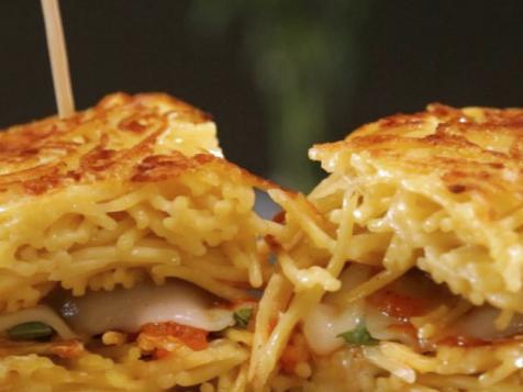 Spaghetti and Meatballwich