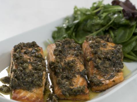 Rose Lemon Caper Salmon