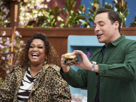 Sunny's Easy Bruschetta Burger