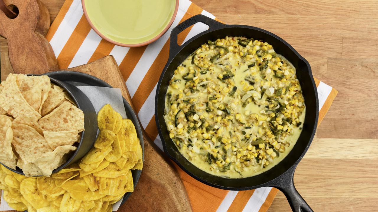 Cheesy Corn Skillet Dip