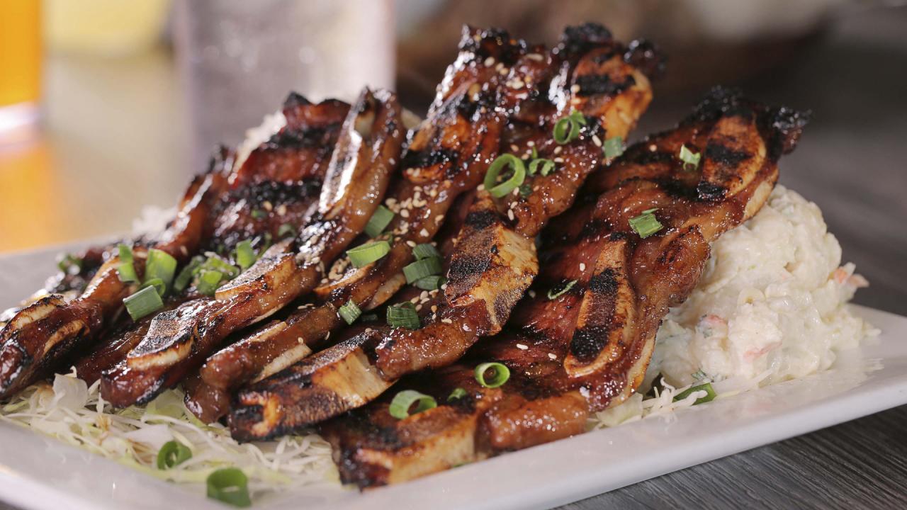 Kalbi Short Ribs in Da Kitchen Teriyaki Sauce