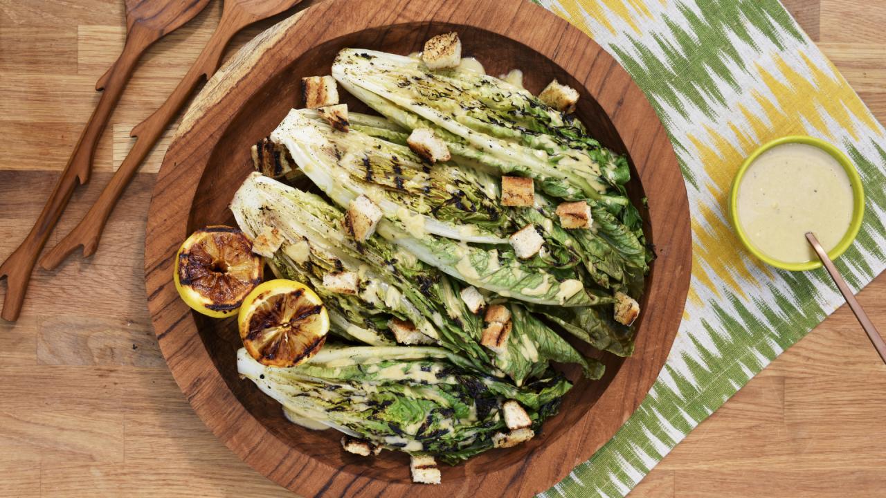 Grilled Caesar Salad