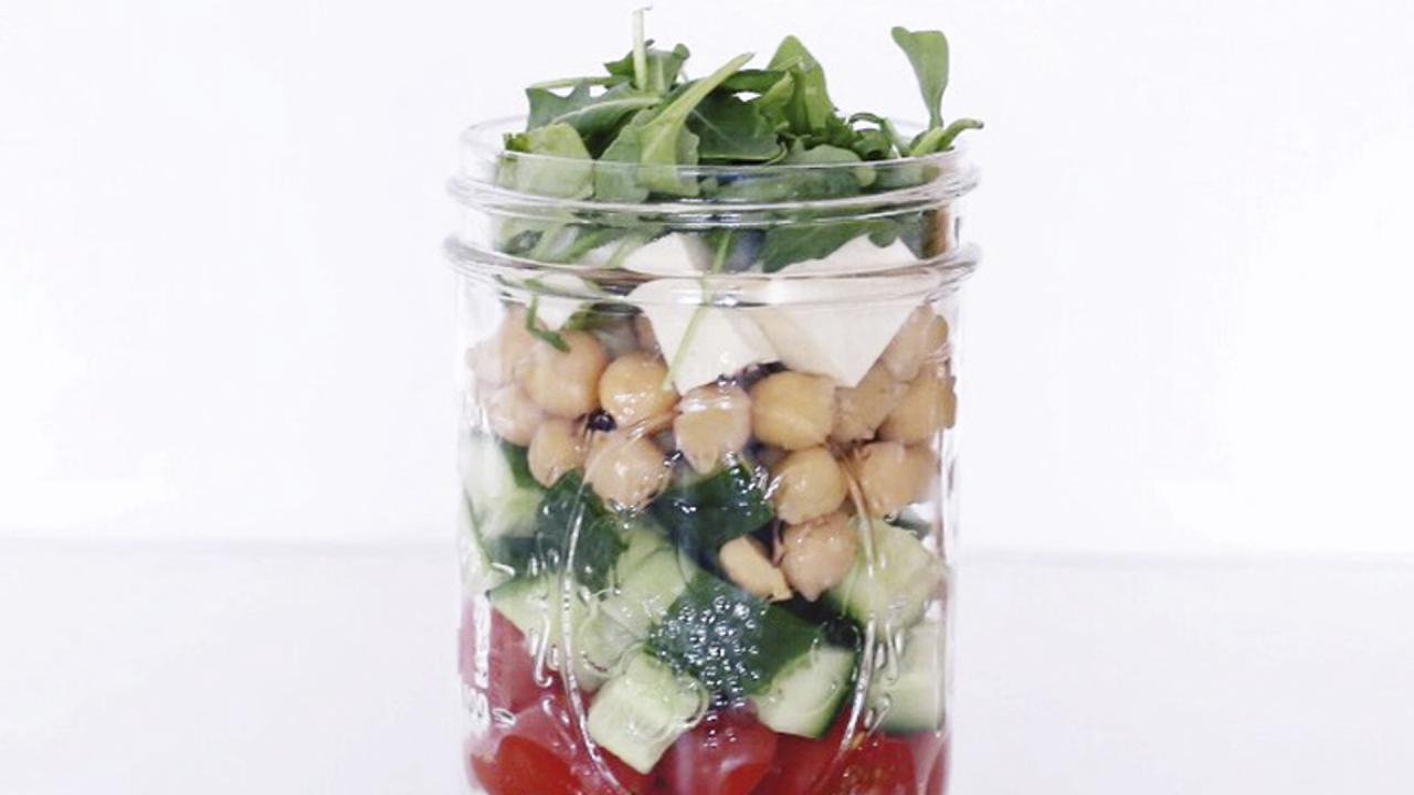 Mediterranean Salad Jar