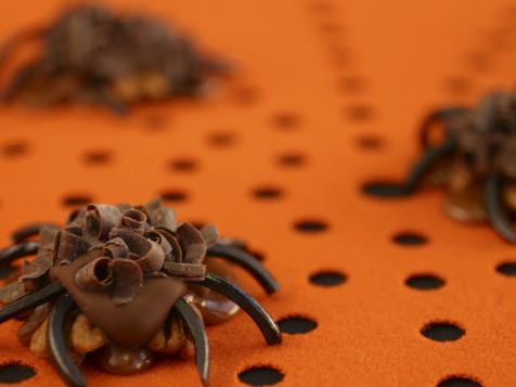 Pecan-Caramel Spiders