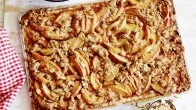 Peach Streusel Slab Pie