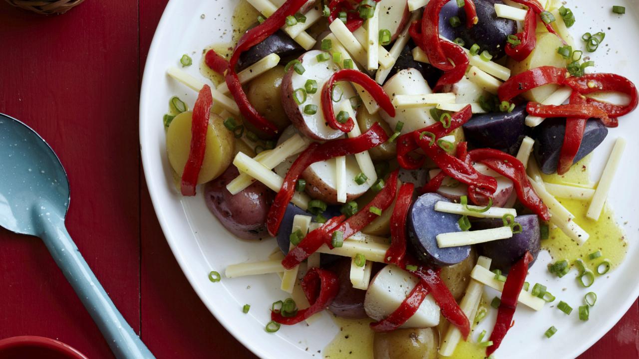 Red, White and Blue Potato Salad