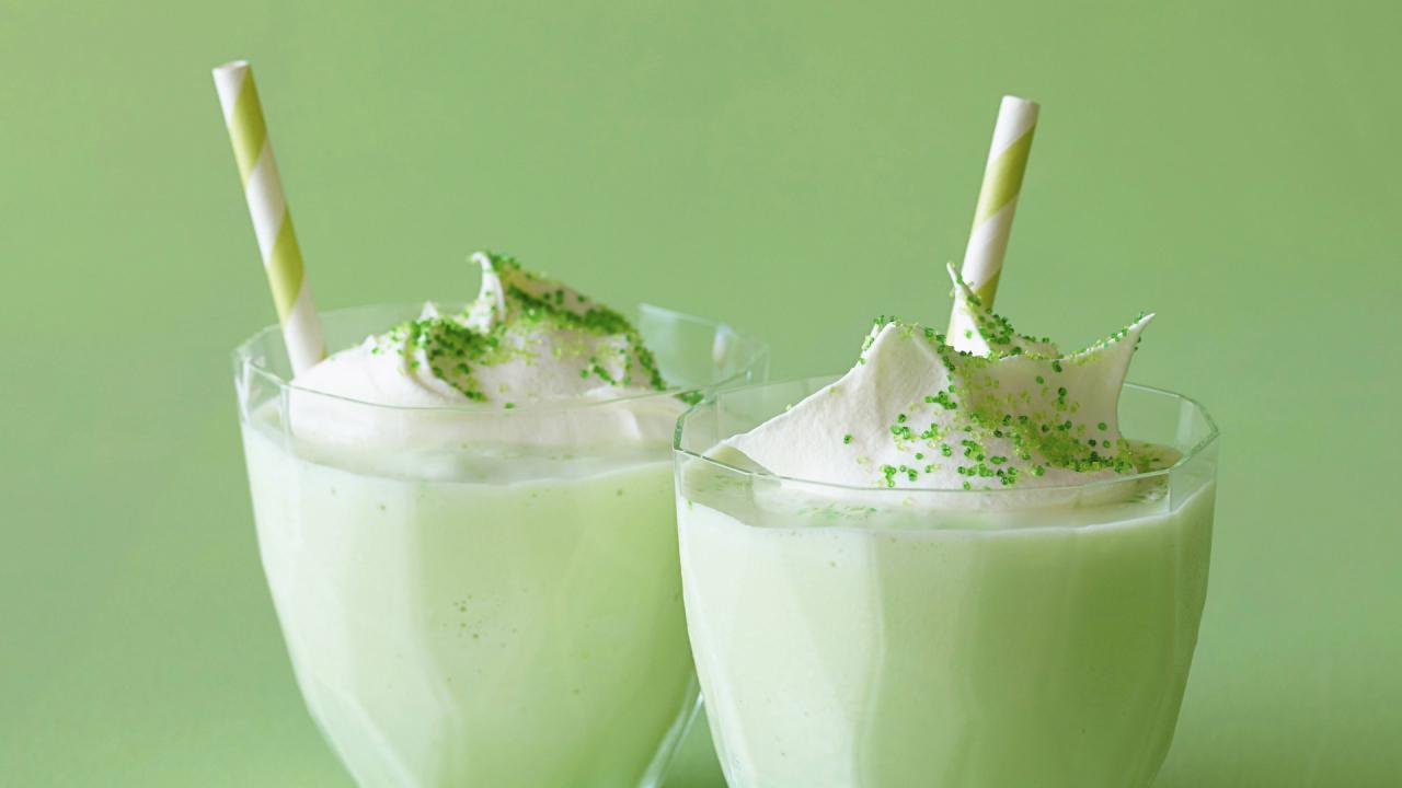 St. Patrick's Day Mint Shakes