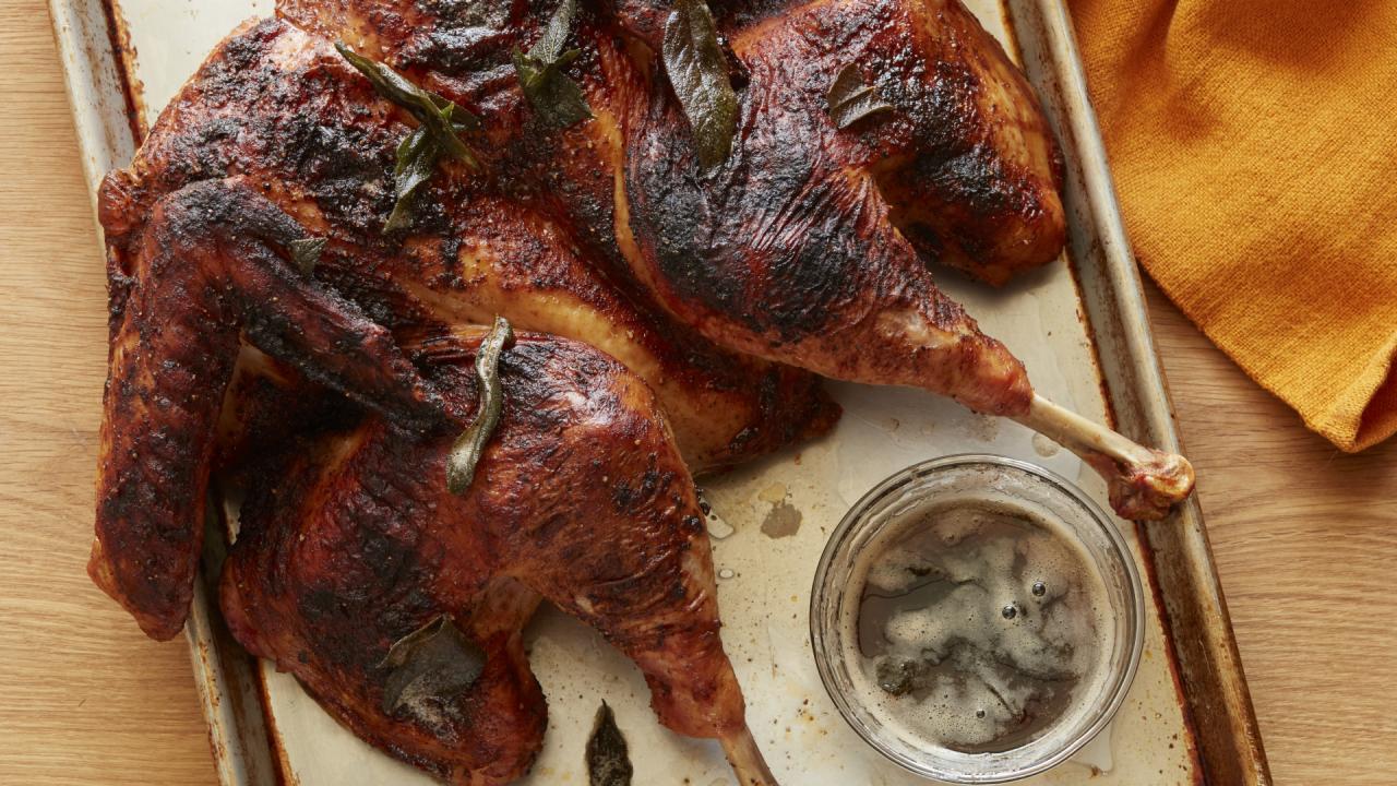 Sheet Pan Turkey with Sage and Brown Butter