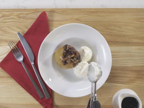 Slow-Cooker Cranberry-Walnut Stuffed Apples