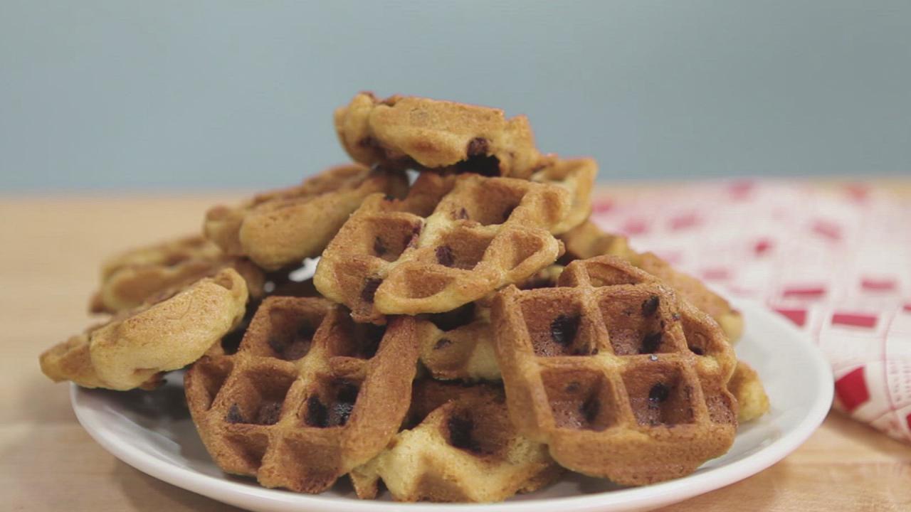 Waffled Chocolate Chip Cookies