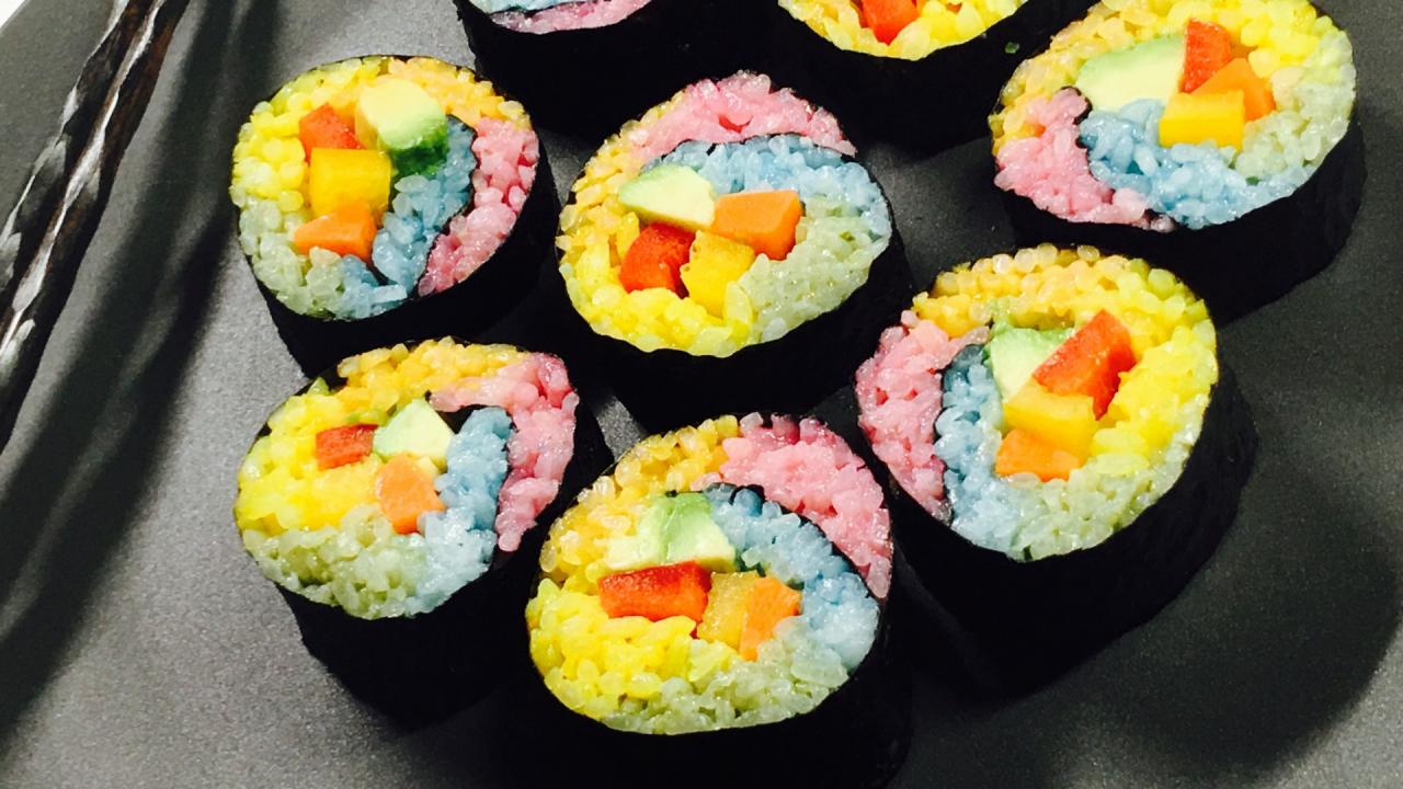 Rainbow Sushi