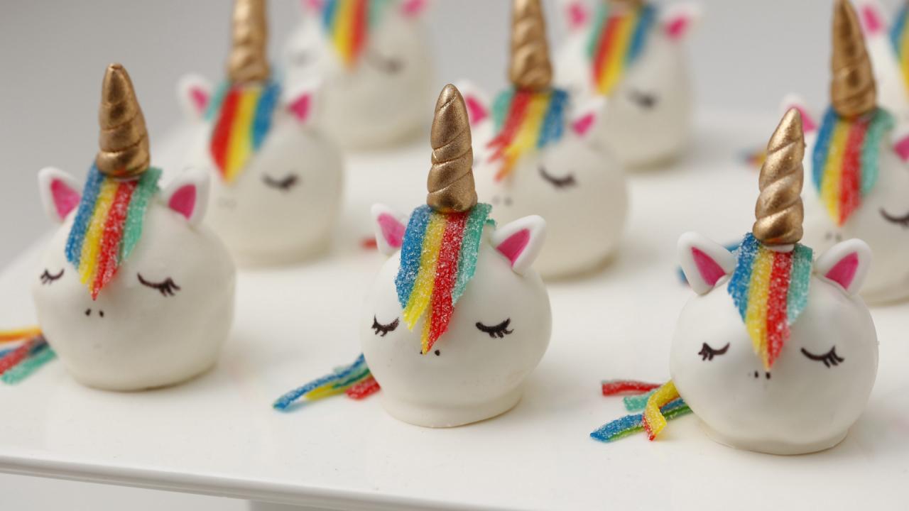 Unicorn Cake Truffles