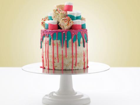 Krispy Treat Drip Cake