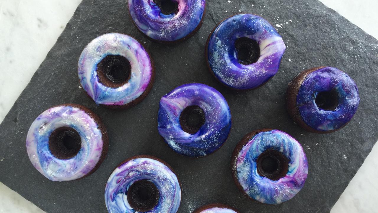 Galactic Chocolate Donuts