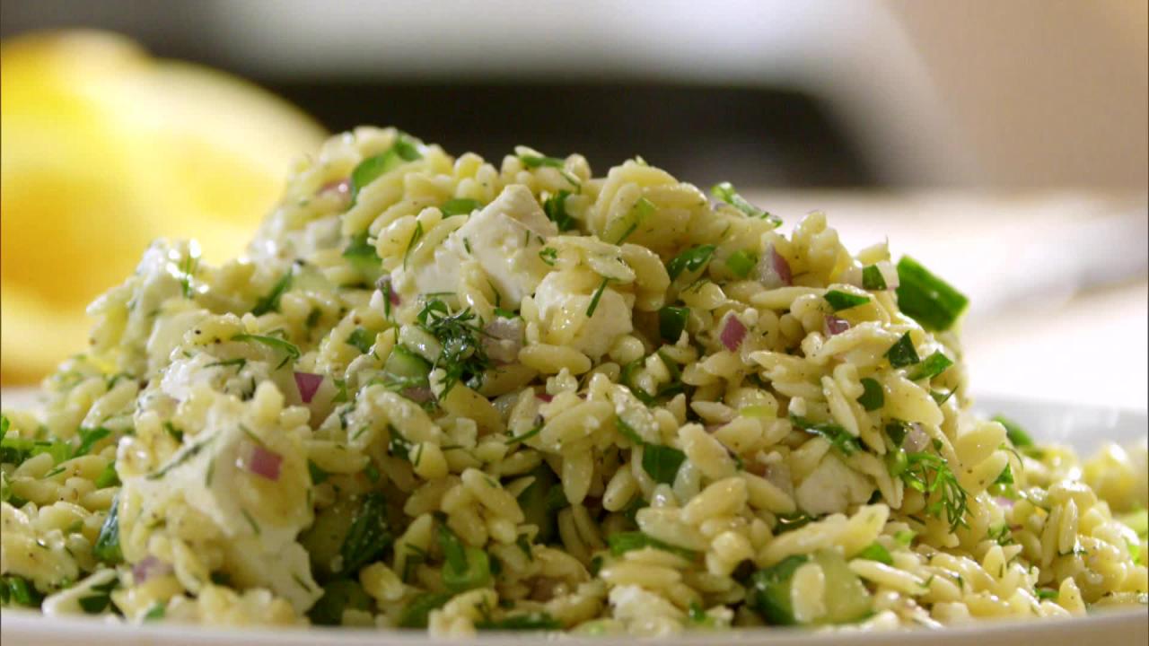 Herbed Orzo with Feta