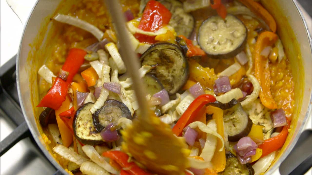 Roasted Vegetable Paella
