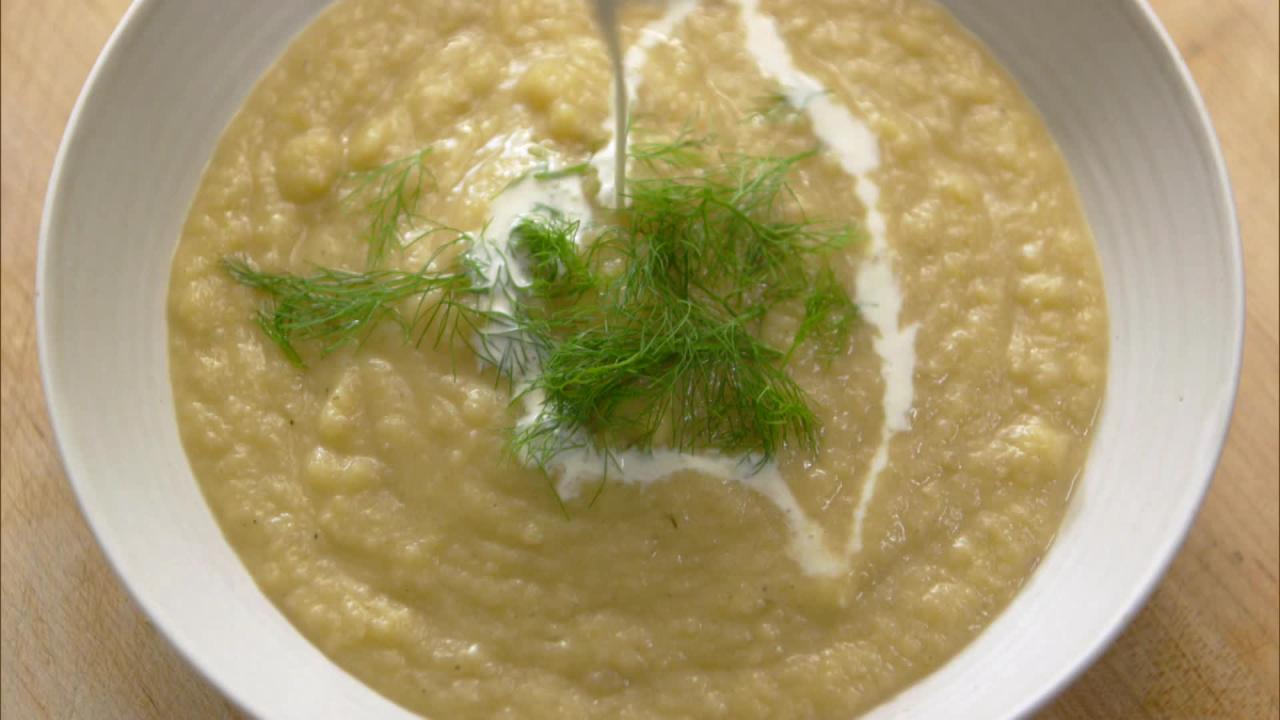 Roasted-Potato Fennel Soup