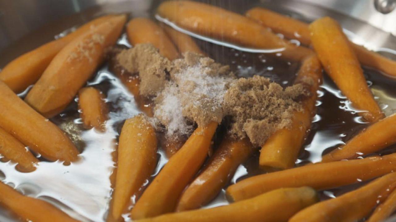 Smokey Candied Carrots with Walnut Gremolata