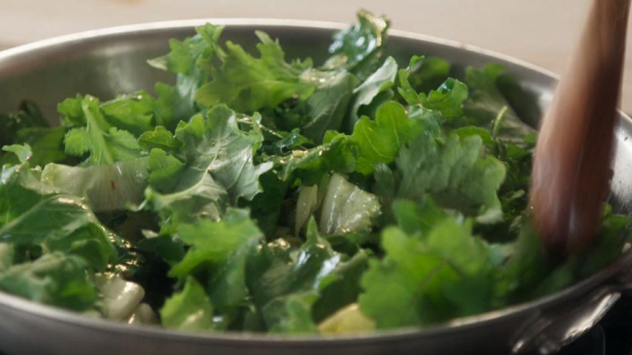 Giada's Simple Wilted Greens