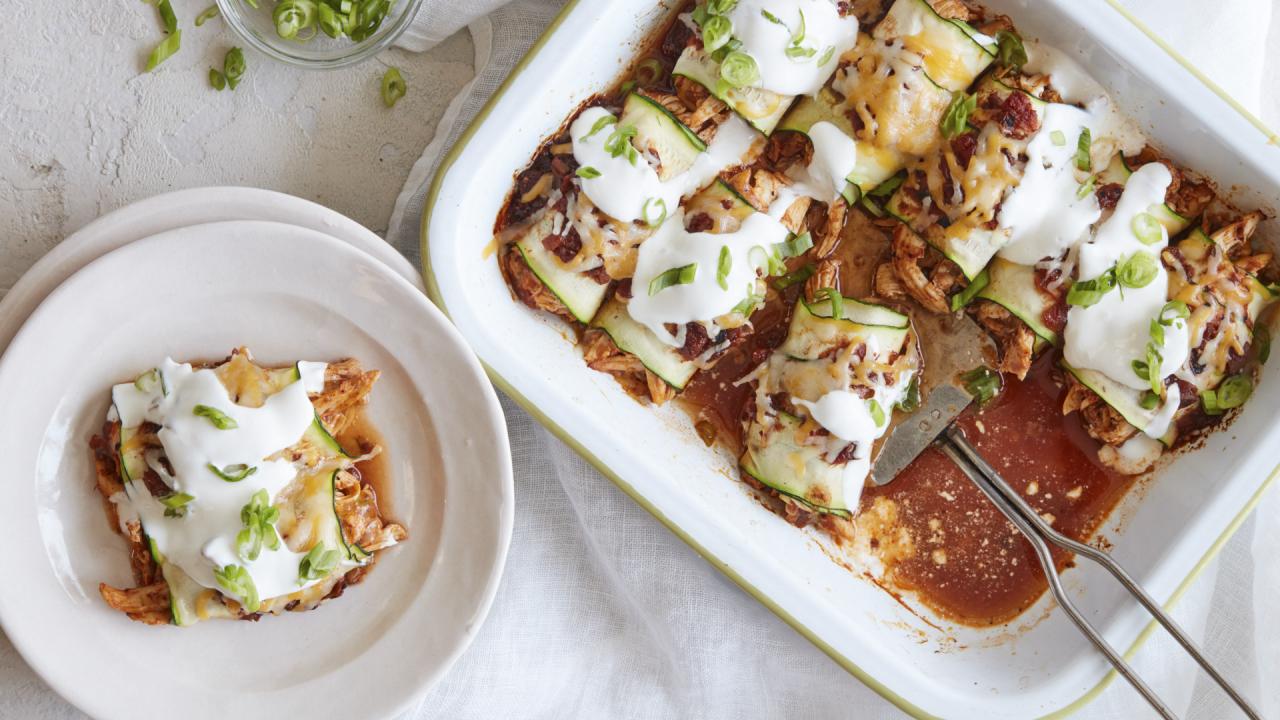Zucchini Enchiladas