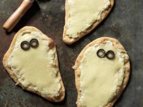Individual Scary White Pizzas