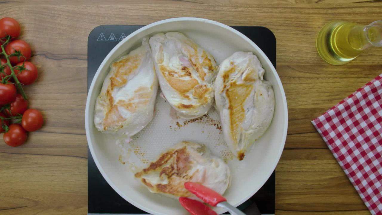 Ham and Cheese Stuffed Chicken Breasts