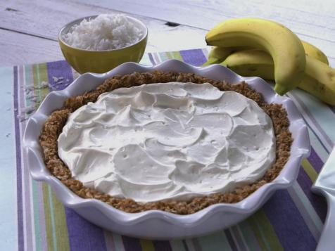 Banana Cream Pie with Coconut Crust