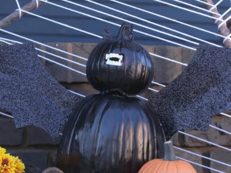 DIY Vampire Pumpkin