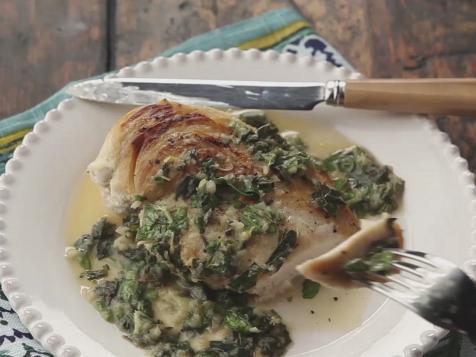 Sauteed Chicken Breasts with Fresh Herbs and Ginger