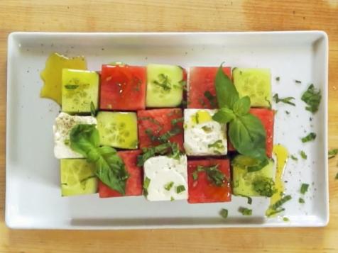 Watermelon and Cucumber Salad